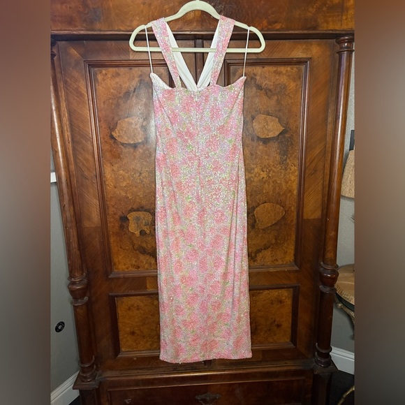 GUC Saylor- Faena Sequin Halter Dress. Size L - Picture 5 of 10